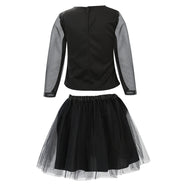 narrenwelt Kostüm Minka 2tlg Kleid Katze 104-128