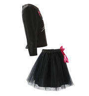 narrenwelt Kostüm Minka 2tlg Kleid Katze 104-128