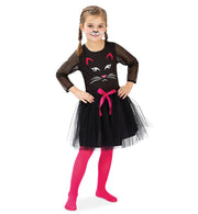 narrenwelt Kostüm Minka 2tlg Kleid Katze 104-128