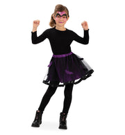 narrenwelt Kostüm Fledermaus Tüllrock Tutu Halloween 128-140