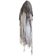 narrenwelt Zombie Kleid  Halloween Damen Kleid 1tlg. Pannesamt Damen Kostüm Horror Geist Zauberer Hexe