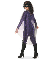 narrenwelt Kostüm Spider Lady Halloween Cape lila Einheitsgröße