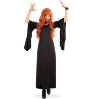 narrenwelt Kostüm Mortina Kleid Vamp Damen Kleid Vampir Hexe Gothic Halloween Karneval