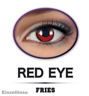 narrenwelt Fun Linse Halloween, Einzel Linse Red Eye, Motiv-Linse Cosplay-Linse weiche Kontaktlinse getönt