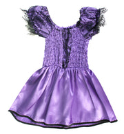 narrenwelt Kostüm Hexlein Hexe Halloween Kleid llila Kleinkind  Mädchen 98 + 104