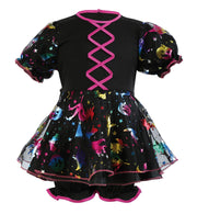 narrenwelt Kostüm Hexilein Hexe Kleid mit Pumphose 2 tlg. Set Baby Kleinkind Kostüm Mädchen 86 - 104