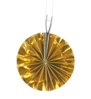 narrenwelt  Party Deko Set – Weiß-Goldene Rosetten Silvester  Dekoration Motto Party Event Accessoire