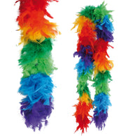 narrenwelt Boa Feder Boa Federboa 1,8m Regenbogen Party -Accessoire