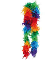narrenwelt Boa Feder Boa Federboa 1,8m Regenbogen Party -Accessoire