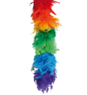 narrenwelt Boa Feder Boa Federboa 1,8m Regenbogen Party -Accessoire