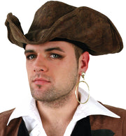 narrenwelt  HUT PIRAT braun GR. 58 Damen Herren Unisex