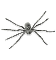 narrenwelt Halloween Dekospinne – mit haarigem Fell 22 x 16 cm gruselige Dekoration Accessoire