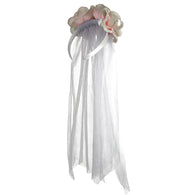 narrenwelt Haarreif Horror Braut – Schaurig-schöner Look Halloween Kostüm Accessoires Zombie dia de los Muertos Geisterstunde Cosplay