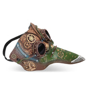 narrenwelt  Steampunk Pestmaske – Detailreiche Halbmaske für Steampunk - Kostüme Accessoire  Halbmaske Maske Teufel Horror Halloween Motto Party Event