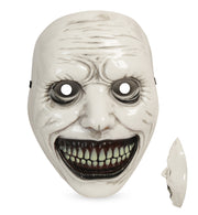 narrenwelt Horrormaske Weiß Horror Maske Halbmaske Horror Halloween Motto Party Event