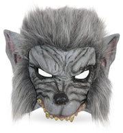 narrenwelt Maske Werwolf – Bedrohlicher Look Halbmaske  Horror Maske Halloween Motto Party Event