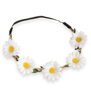 narrenwelt Blumen Stirnband Margeriten  in 4 Farben Headband Flower-Power Motto Party Karneval