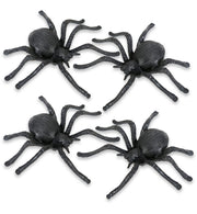 narrenwelt Deko-Spinnen groß Halloween Deko Spinnen ca. 7 cm 4STK