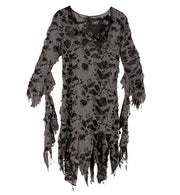 narrenwelt Kostüm Voodoo Queen Damen Kleid Halloween Hexe Zauberin Vamp Vampir Dracula  Gr 34 - 46