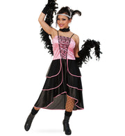 narrenwelt Kostüm Saloon Girl Kleid  Damenkostüm Tänzerin Fasching Karneval