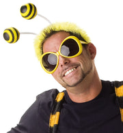 narrenwelt Brille Biene Brille Bienen gelb Sonnenbrille Käfer Tier Fasching Kostüm Accessoires