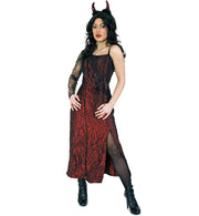 narrenwelt Kostüm Miss Horror Damen Kleid Halloween Größe: 38 - 42