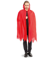 narrenwelt Kostüm Teufel Cape mit Kapuze L + XXL