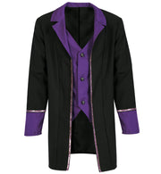 narrenwelt Kostüm Vampir Jacke GRAF Vlad  Gr. L + XL Halloween Dracula Vampirjacke Motto Party