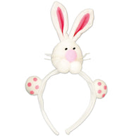 narrenwelt Bunny Haarreif Hase Häschen Einheitsgröße Kinder und Erwachsene Accessoires Hasenkostüm