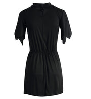 narrenwelt Kostüm Skelett Lady Glow in the Dark GID Damen Kleid nachtleuchtend  Halloween Mottoparty Gr. S + M