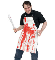 narrenwelt Kostüm Schürze mit Blut - Print Halloween Einheitsgröße Unisex