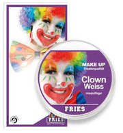 narrenwelt Clown Weiß Weiss Clownweiss Clown SB Schminke Make Up Accessoires Fasching 14gr Tiegel