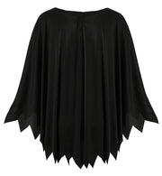 narrenwelt Kostüm Umhang nachtleuchtend GID Skelett 1tlg   Halloween Kinder Gespenst  Gr. 128/140 - 152/164