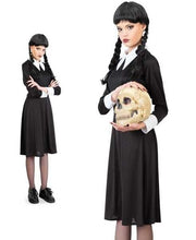 narrenwelt Kostüm Horror Wendy Halloween Mädchen Kleid 1tlg.  Vampir Werwolf Highschool Academy Freak Gr. 140 - 164