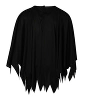narrenwelt Kostüm Skelett 2tlg  Umhang + Haube Komplett Set Halloween Horror Gespenst Erwachsene Unisex Einheitsgröße