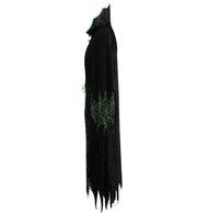 narrenwelt Kostüm Hexe Grusella grün  Damen Halloween Kleid 38 - 46