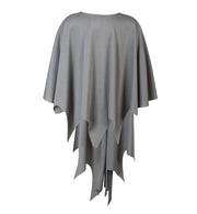 narrenwelt Kostüm Ghost  Geist mit Haube Kinder Umhang + Haube Halloween  Gespenst Gr: 128/140 + 152/164