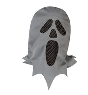 narrenwelt Kostüm Ghost  Geist mit Haube Kinder Umhang + Haube Halloween  Gespenst Gr: 128/140 + 152/164