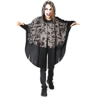 narrenwelt Kostüm Cape Shadow mit Haube 1tlg Kinder Halloween