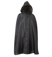 narrenwelt Kostüm Cape Secret schwarzes Halloween/Faschingcape  1 tlg. Umhang Überwurf    Gr 152/164