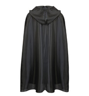narrenwelt Kostüm Cape Secret schwarzes Halloween/Faschingcape  1 tlg. Umhang Überwurf    Gr 152/164