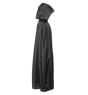 narrenwelt Kostüm Cape Secret schwarzes Halloween/Faschingcape  1 tlg. Umhang Überwurf    Gr 152/164