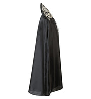 narrenwelt Kostüm Lord Evil Vampir Cape Umhang Kinder 2-tlg. mit Jabot Fasching