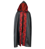 n‍arrenwelt Cape Vicious mit Kapuze - Schwarz mit Schaurigen Details 128 164
