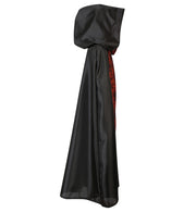 n‍arrenwelt Cape Vicious mit Kapuze - Schwarz mit Schaurigen Details 128 164