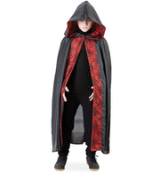 n‍arrenwelt Cape Vicious mit Kapuze - Schwarz mit Schaurigen Details 128 164