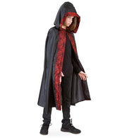 n‍arrenwelt Cape Vicious mit Kapuze - Schwarz mit Schaurigen Details 128 164