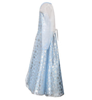 narrenwelt Kostüm Schneekönigin Mädchen Kleid blau Fasching 104-140
