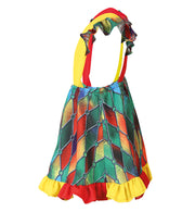 narrenwelt Kostüm Trägerrock Clowni Mädchen Baby Clown 92, 98, 104 Fasching Karneval