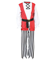 narrenwelt Kostüm Pirat Henry 2tlg.Hose+Oberteil mit Gürtel Kinder Gr. 116-152 Karneval